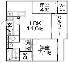 物件の間取り