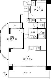 Ts garden清瀬 1階2LDKの間取り