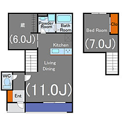 シルムラガー 1階1SLDKの間取り
