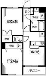 間取図画像 2DK