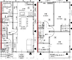 グランソフィアウィスタリア 3LDKの間取図画像