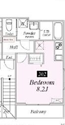 TJ西尾久01 ワンルームの間取図画像