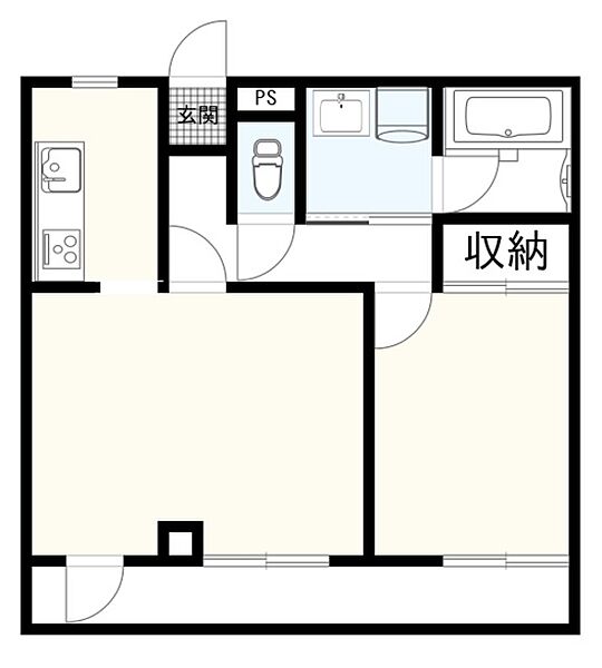 同じ建物の物件間取り写真 - ID:210002688874