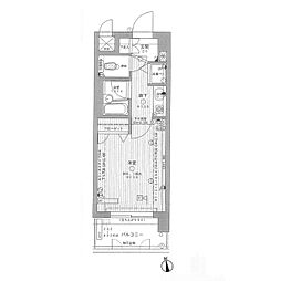 ライオンズマンション天神西 1Kの間取図画像