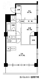 第一恵比寿マンション 4階2LDKの間取り