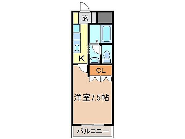 プルニエ ｜静岡県富士宮市浅間町(賃貸アパート1K・2階・24.75㎡)の写真 その2