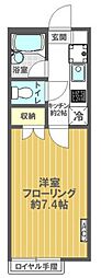 ピュアボナール瑞江 1Kの間取図画像