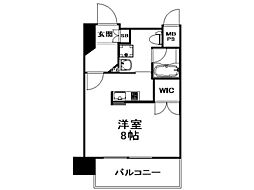アイセレブ高砂ベネフィス 1Kの間取図画像