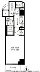 ＣＲＥＡＴＩＦ文京江戸川橋 3階1Kの間取り