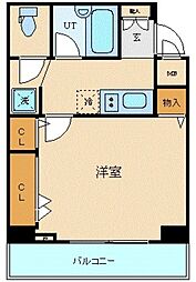 JR山手線 神田駅 徒歩4分の賃貸マンション 7階1Kの間取り