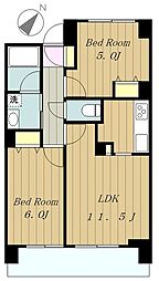 グラディート町田 11階1SLDKの間取り