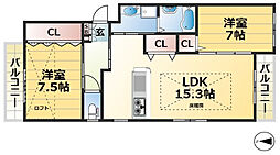 ラ・メゾン　ルミエール 2階