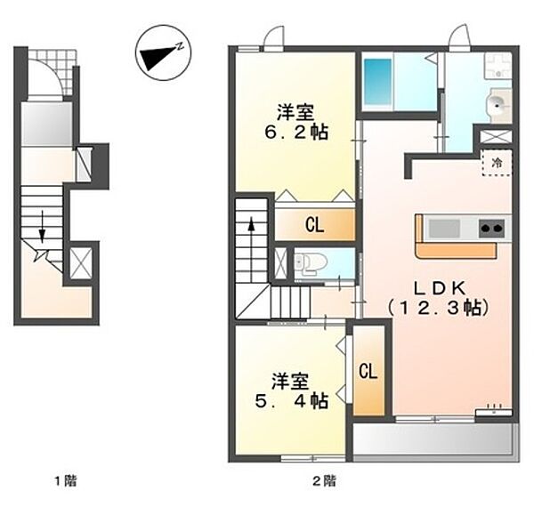 同じ建物の物件間取り写真 - ID:230028884472