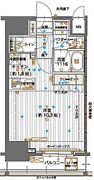 MAINSTAGE神田須田町 ワンルームの間取図画像