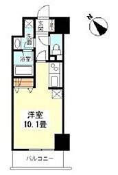 TKフラッツ渋谷 ワンルームの間取図画像