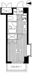菱和パレス桜台 1Kの間取図画像
