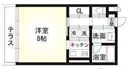 SOLATIO 1Kの間取図画像