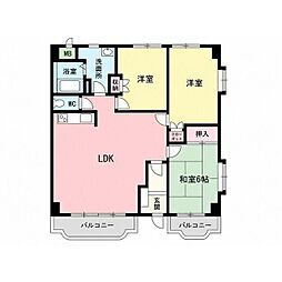 エクセル伊勢原 3LDKの間取図画像