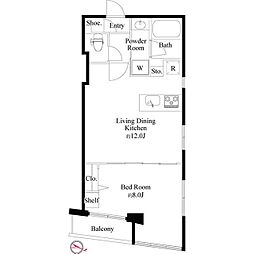 間取図画像 1LDK