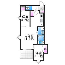 REGALEST喜連瓜破2 3階/-