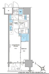 ルフォンプログレ西大井プレミア 1LDKの間取図画像