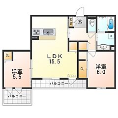 物件の間取り
