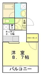 グリシーヌ 3階/301