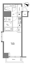 グランド・ガーラ西麻布 1Kの間取図画像