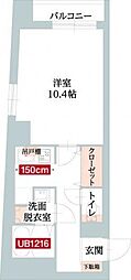 TRS 1Kの間取図画像