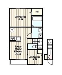 アムールフレグランスムーン 2階/202