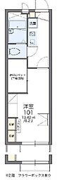 レオパレスコトブキC 1Kの間取図画像