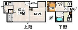 間取図画像 1K