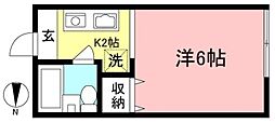 間取図画像 1K
