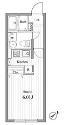 ＺＥＳＴＹ春日町 1階ワンルームの間取り
