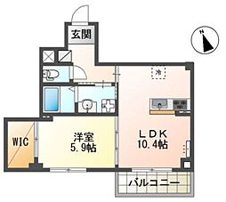 (仮称)千葉市中央区2丁目新築店舗マンション 1LDKの間取図画像