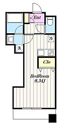 TOPAZ本厚木 ワンルームの間取図画像