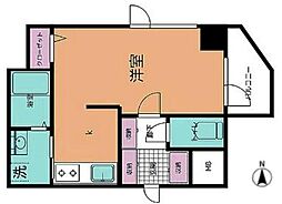 ザ・レジデンス・オブ・トーキョーY11 ワンルームの間取図画像