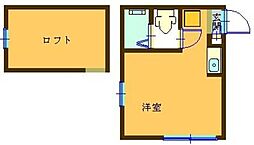 ユナイト反町モナリザ ワンルームの間取図画像