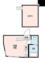 ベラカーサ横浜 ワンルームの間取図画像