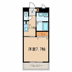 間取図画像 1K