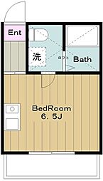 ファーストプレイス大塚 ワンルームの間取図画像