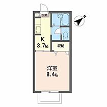 シティ西勝山 202 ｜ 宮城県仙台市青葉区西勝山9-16（賃貸アパート1K・2階・26.20㎡） その2