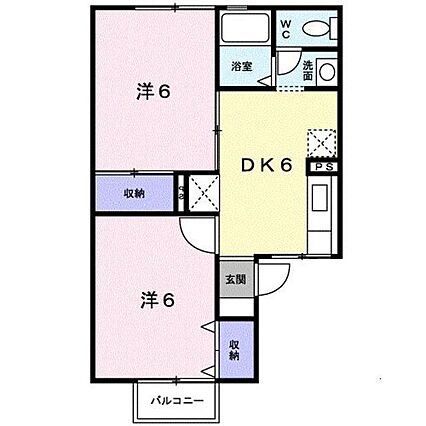 ロイヤルヒルズB_間取り_0