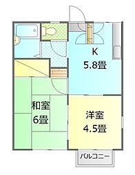 エステートピアスズキA 2階