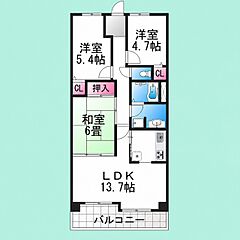 物件の間取り