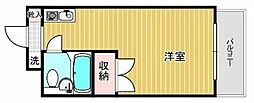 ビアメゾン高幡不動 ワンルームの間取図画像