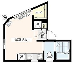 Sera.U石神井公園 2階ワンルームの間取り
