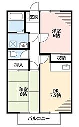 間取図画像 2DK