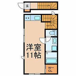 ミントハウス ワンルームの間取図画像