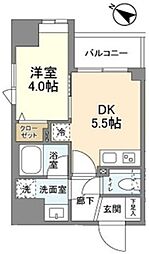 リビオメゾン日本橋久松町 12階1DKの間取り